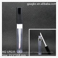 Tube de Gloss lèvres Quadrate transparent & vide AG-LPG35, AGPM emballage cosmétique, couleurs/Logo personnalisé